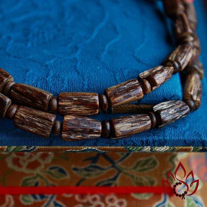 Vòng Trầm Hương Trúc Thô | Quấn 3 Vòng | Trầm Kiến Tự Nhiên